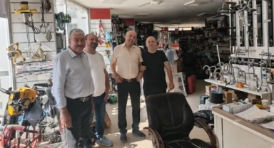 BTP kurmaylarından Türkeli çıkarması: Esnaf ve aileler ziyaret edildi