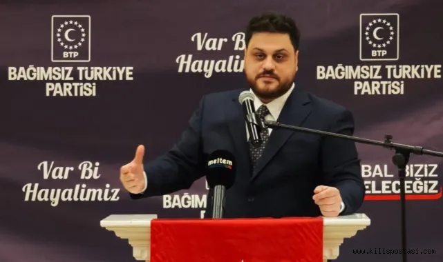 BTP lideri Hüseyin Baş: 'Gerçekleri brandalarla kapatamazsınız'