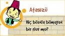 ATA SÖZLERİ