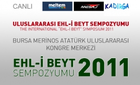 EHL-İ BEYT SEMPOZYUMUNDAYIZ