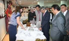 El Sanatları Sergisi Açıldı