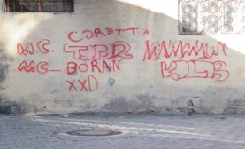 Kilis?te Duvar Yazıları Tepki Topluyor