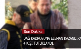 PKK Eleman Kazandıran 4 Kişi Tutuklandı