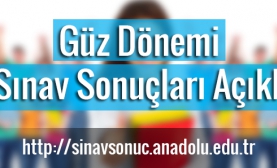 Açıköğretim Ara Sınav Sonuçları Açıklandı!