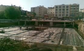 Otopark İnşaatı Sürüyor