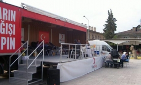 Sağlık tırı Kilis'i sevdi
