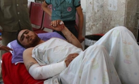 Suriye'de Çatışmalarda Yaralanan 13 Kişi Kilis'e Getirildi