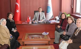 Türk Kadınlar Konseyi Derneği Rektör Güvenç?i Ziyaret Etti